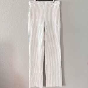 Rachel Zoe Stretchy White Pinstripe Pants Women’s Size 2